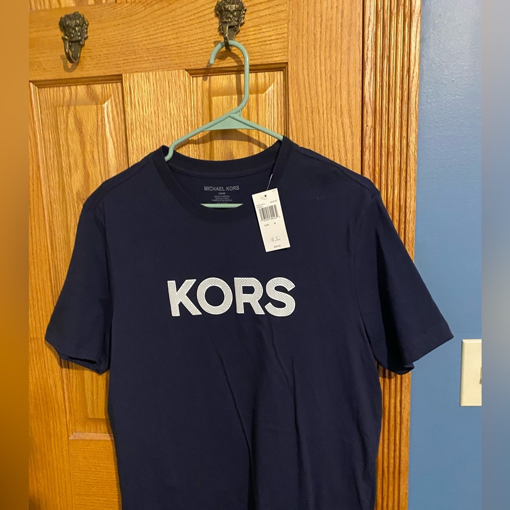MK Blue Short Sleeve T Shirt